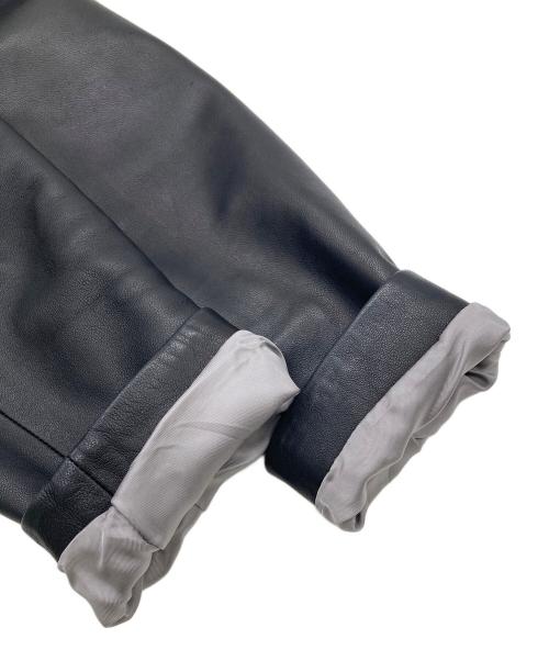 BALLSEY（ボールジィ）BALLSEY (ボールジィ) ラムレザージャケット ブラック サイズ:36の古着・服飾アイテム