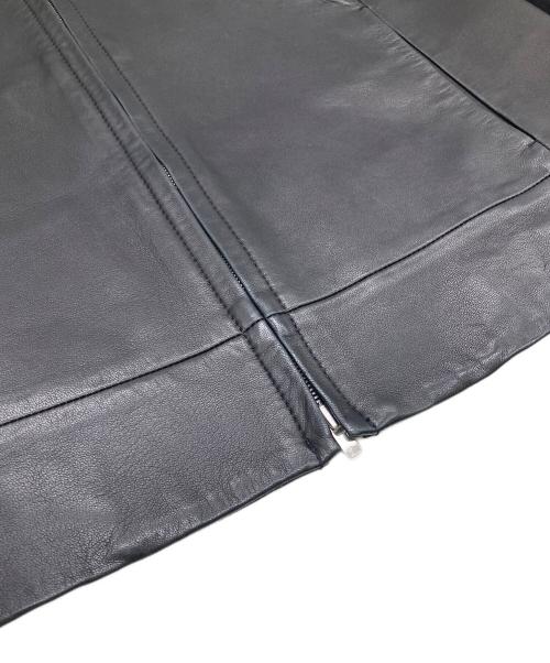 BALLSEY（ボールジィ）BALLSEY (ボールジィ) ラムレザージャケット ブラック サイズ:36の古着・服飾アイテム