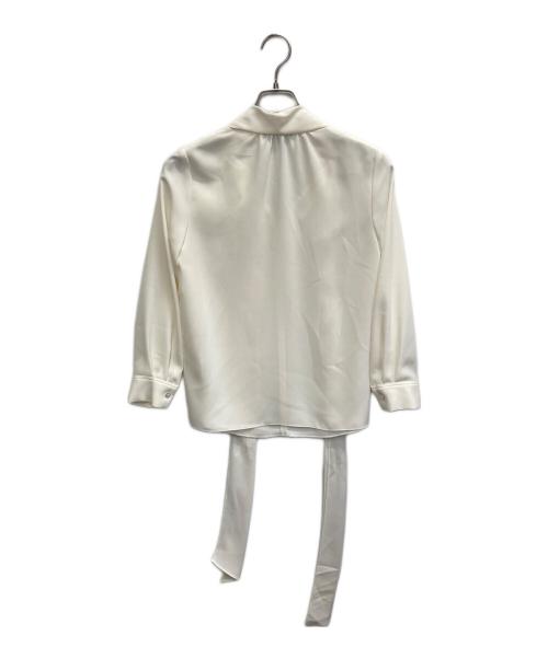 theory（セオリー）theory (セオリー) ボウタイブラウス ベージュ サイズ:Pの古着・服飾アイテム