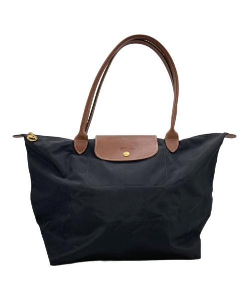 LONGCHAMP（ロンシャン）LONGCHAMP (ロンシャン) ル プリアージュオリジナル L ショルダーバッグ ブラックの古着・服飾アイテム