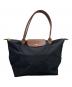 LONGCHAMP（ロンシャン）の古着「ル プリアージュオリジナル L ショルダーバッグ」｜ブラック