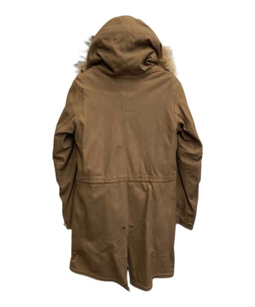 Rawtus（ロゥタス）Rawtus (ロゥタス) ラムレザーライナー付きコート ブラウン サイズ:38の古着・服飾アイテム