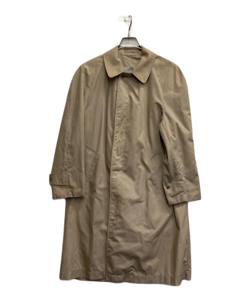 Aquascutum（アクアスキュータム）Aquascutum (アクアスキュータム) 80’Sステンカラーコート ベージュ サイズ:不明の古着・服飾アイテム