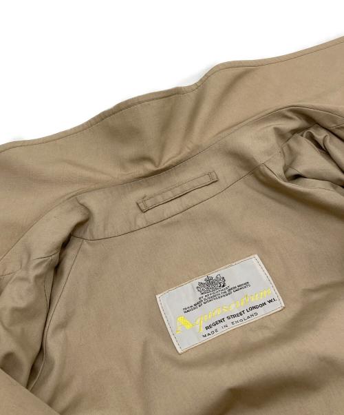 Aquascutum（アクアスキュータム）Aquascutum (アクアスキュータム) 80’Sステンカラーコート ベージュ サイズ:不明の古着・服飾アイテム