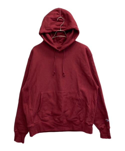 Champion REVERSE WEAVE（チャンピオン リバース ウィーブ）Champion REVERSE WEAVE (チャンピオン リバース ウィーブ) リバースウィーブスウェットパーカー ボルドー サイズ:Lの古着・服飾アイテム