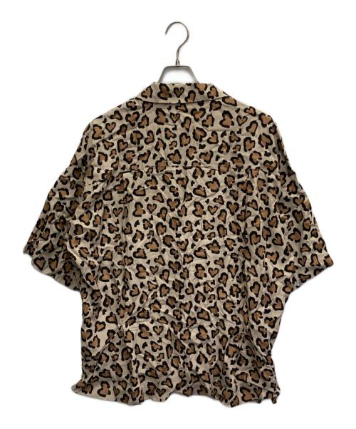 ChahChah（チャーチャー）chahchah (チャーチャー) LEOPARD CHILL SHIRTS ブラウン サイズ:Mの古着・服飾アイテム