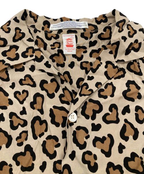 ChahChah（チャーチャー）chahchah (チャーチャー) LEOPARD CHILL SHIRTS ブラウン サイズ:Mの古着・服飾アイテム