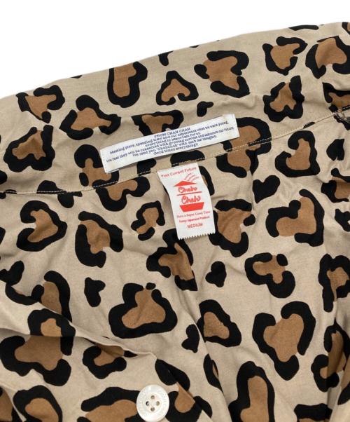 ChahChah（チャーチャー）chahchah (チャーチャー) LEOPARD CHILL SHIRTS ブラウン サイズ:Mの古着・服飾アイテム