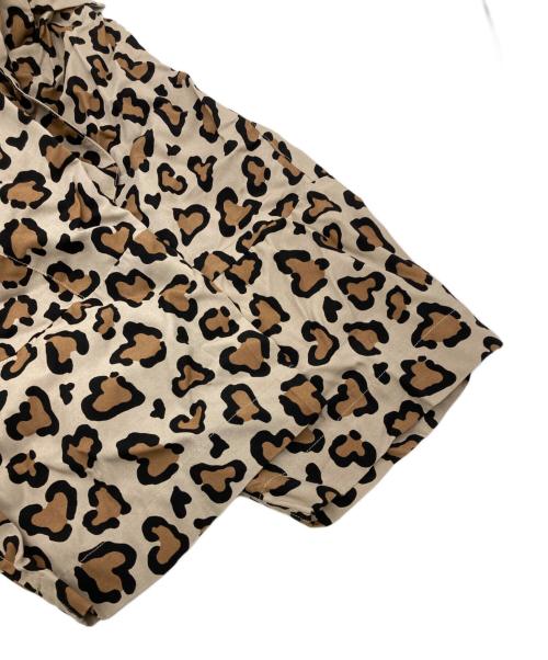 ChahChah（チャーチャー）chahchah (チャーチャー) LEOPARD CHILL SHIRTS ブラウン サイズ:Mの古着・服飾アイテム