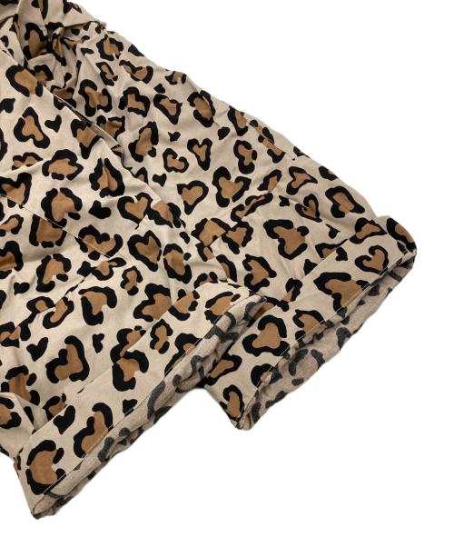 ChahChah（チャーチャー）chahchah (チャーチャー) LEOPARD CHILL SHIRTS ブラウン サイズ:Mの古着・服飾アイテム