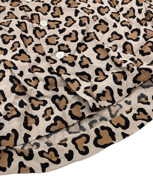 ChahChah（チャーチャー）chahchah (チャーチャー) LEOPARD CHILL SHIRTS ブラウン サイズ:Mの古着・服飾アイテム