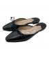 Manolo Blahnik（マノロ ブラニク）の古着「フラットミュール BALLERIMU NAPPA」｜ブラック