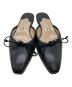 Manolo Blahnik (マノロ ブラニク) フラットミュール BALLERIMU NAPPA ブラック サイズ:24：17000円
