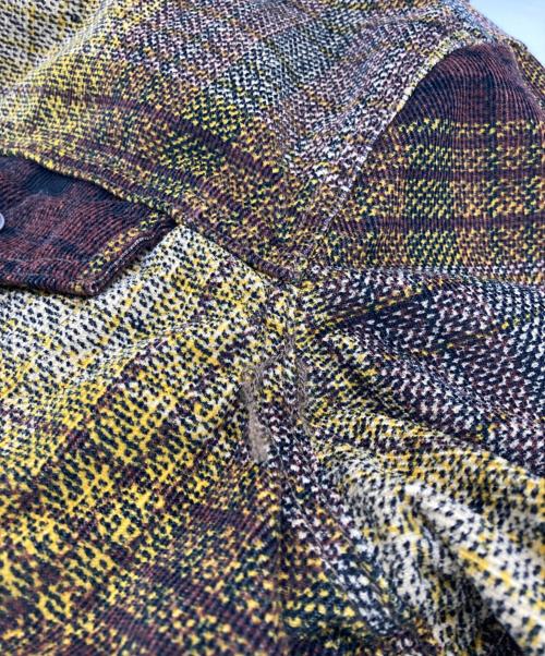 LEVI'S（リーバイス）LEVI'S (リーバイス) コーデュロイ チェック シェルパ トラッカージャケット ブラウン サイズ:Lの古着・服飾アイテム