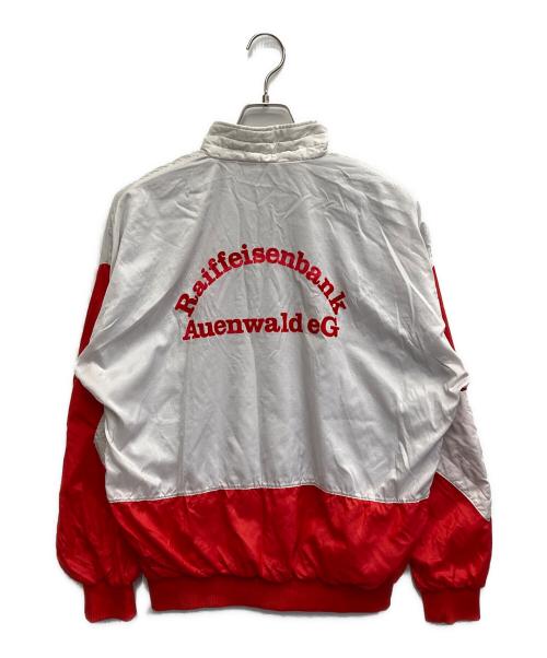 adidas（アディダス）adidas (アディダス) 90’Sナイロンジャケット ホワイト×レッド サイズ:不明の古着・服飾アイテム