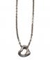 Tiffany & Co. (ティファニー) オープンハートネックレス シルバー：14000円