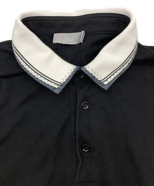 Dior（ディオール）Dior (ディオール) ポロシャツ ブラック サイズ:Sの古着・服飾アイテム