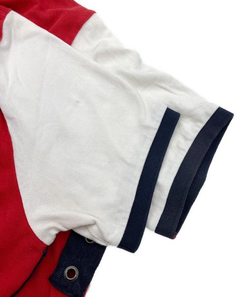 POLO RALPH LAUREN（ポロ・ラルフローレン）POLO RALPH LAUREN (ポロ・ラルフローレン) CUSTOM FIT 刺繍ポロシャツ レッド サイズ:XXLの古着・服飾アイテム