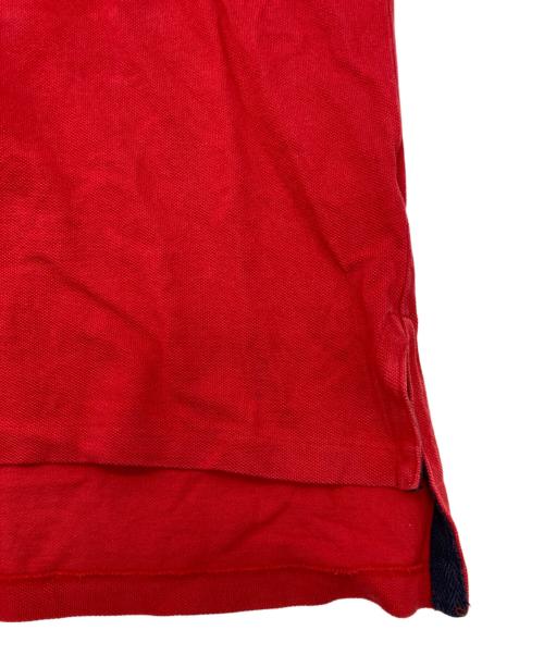 POLO RALPH LAUREN（ポロ・ラルフローレン）POLO RALPH LAUREN (ポロ・ラルフローレン) CUSTOM FIT 刺繍ポロシャツ レッド サイズ:XXLの古着・服飾アイテム