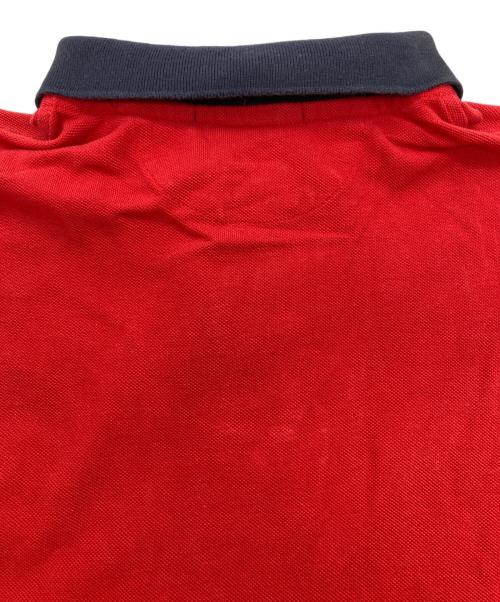 POLO RALPH LAUREN（ポロ・ラルフローレン）POLO RALPH LAUREN (ポロ・ラルフローレン) CUSTOM FIT 刺繍ポロシャツ レッド サイズ:XXLの古着・服飾アイテム