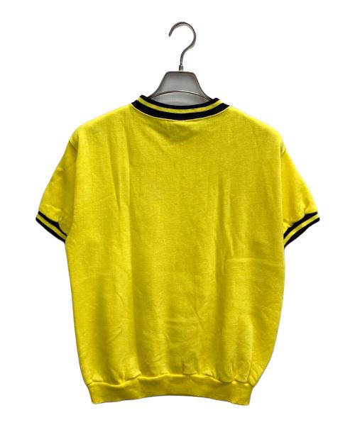Creslan Casual（クレスラン カジュアル）Creslan Casual (クレスラン カジュアル) 60s-70s 半袖スウェット イエロー サイズ:Lの古着・服飾アイテム