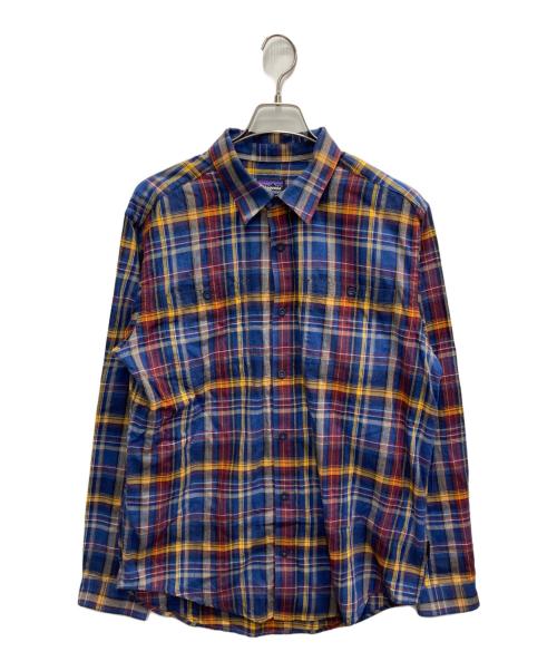 Patagonia（パタゴニア）Patagonia (パタゴニア) 17年製 コットンチェックシャツ ブルー×レッド サイズ:Mの古着・服飾アイテム