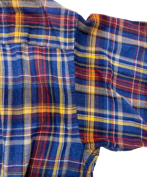 Patagonia（パタゴニア）Patagonia (パタゴニア) 17年製 コットンチェックシャツ ブルー×レッド サイズ:Mの古着・服飾アイテム