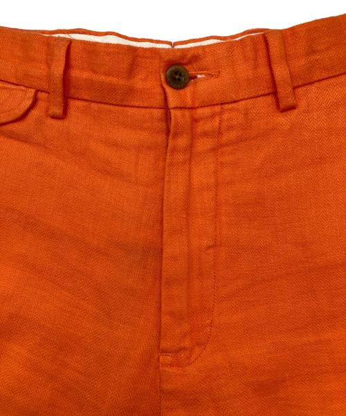 POLO RALPH LAUREN（ポロ・ラルフローレン）POLO RALPH LAUREN (ポロ・ラルフローレン) リネンパンツ オレンジ サイズ:W32 L30の古着・服飾アイテム