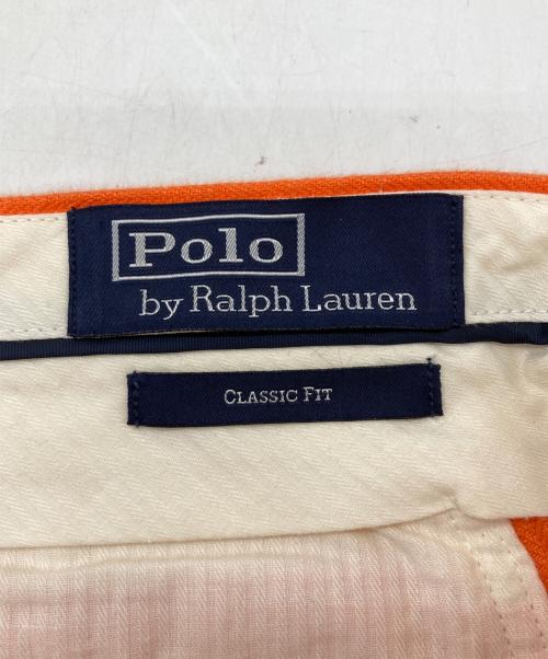 POLO RALPH LAUREN（ポロ・ラルフローレン）POLO RALPH LAUREN (ポロ・ラルフローレン) リネンパンツ オレンジ サイズ:W32 L30の古着・服飾アイテム