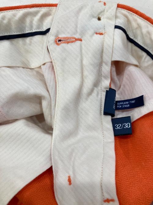 POLO RALPH LAUREN（ポロ・ラルフローレン）POLO RALPH LAUREN (ポロ・ラルフローレン) リネンパンツ オレンジ サイズ:W32 L30の古着・服飾アイテム
