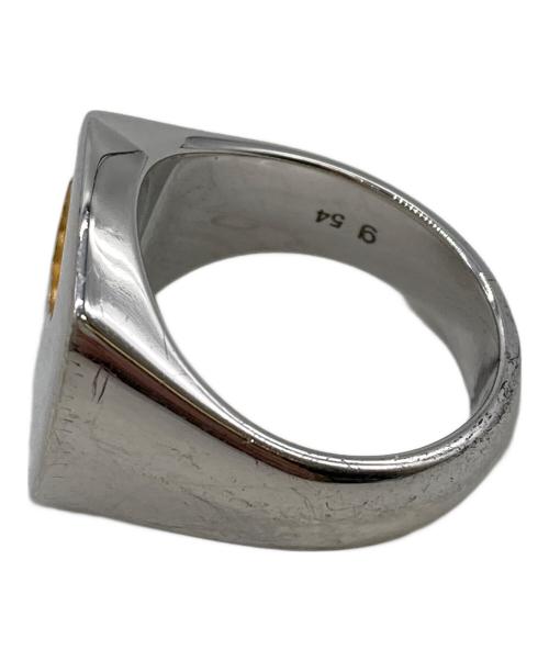 TOM WOOD（トムウッド）TOM WOOD (トムウッド) Mined Ring Large Diamond シルバー×ゴールド サイズ:14号の古着・服飾アイテム