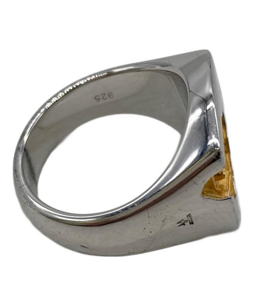 TOM WOOD（トムウッド）TOM WOOD (トムウッド) Mined Ring Large Diamond シルバー×ゴールド サイズ:14号の古着・服飾アイテム