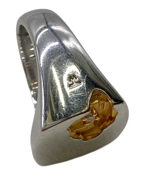 TOM WOOD（トムウッド）TOM WOOD (トムウッド) Mined Ring Large Diamond シルバー×ゴールド サイズ:14号の古着・服飾アイテム