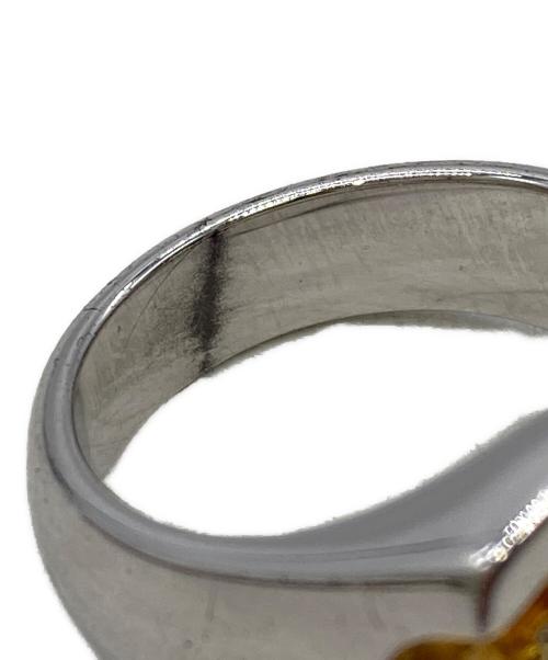 TOM WOOD（トムウッド）TOM WOOD (トムウッド) Mined Ring Large Diamond シルバー×ゴールド サイズ:14号の古着・服飾アイテム
