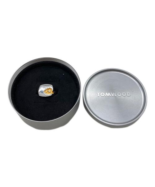 TOM WOOD（トムウッド）TOM WOOD (トムウッド) Mined Ring Large Diamond シルバー×ゴールド サイズ:14号の古着・服飾アイテム