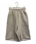 SEEALL（シーオール）の古着「CROPPED BUGGY SWEAT PANTS」｜ベージュ
