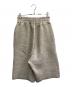 SEEALL (シーオール) CROPPED BUGGY SWEAT PANTS ベージュ サイズ:M：5000円