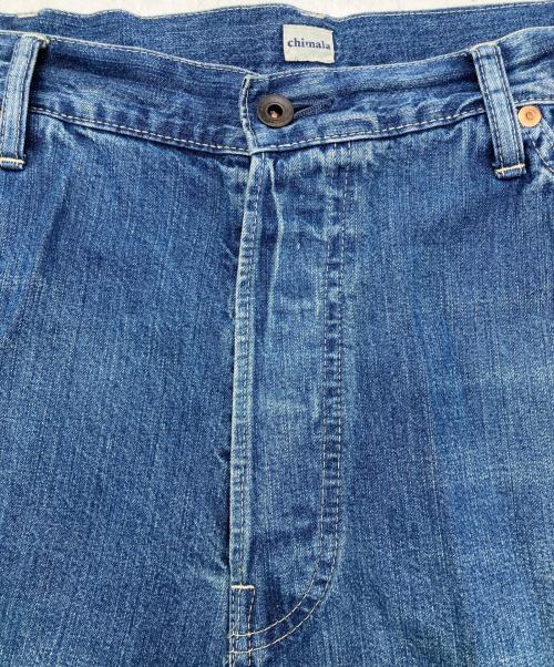 chimala（チマラ）chimala (チマラ) journal standard luxe (ジャーナルスタンダード ラックス) for luxe ADJASTABLE WIDE TAPERED ネイビー サイズ:36の古着・服飾アイテム