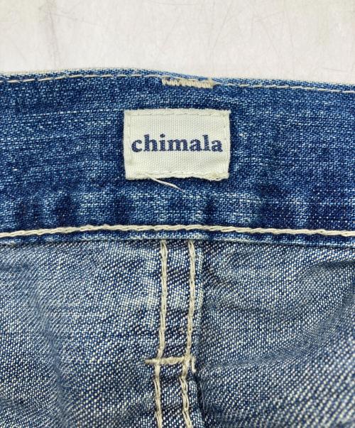 chimala（チマラ）chimala (チマラ) journal standard luxe (ジャーナルスタンダード ラックス) for luxe ADJASTABLE WIDE TAPERED ネイビー サイズ:36の古着・服飾アイテム