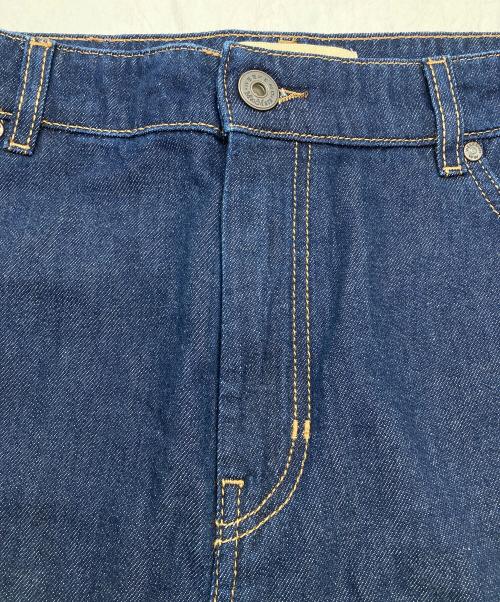 Max Mara WEEK END LINE（マックスマーラ ウイークエンドライン）MAX MARA WEEK END LINE (マックスマーラ ウイークエンドライン) Vega wide cotton jeans ネイビー サイズ:48の古着・服飾アイテム