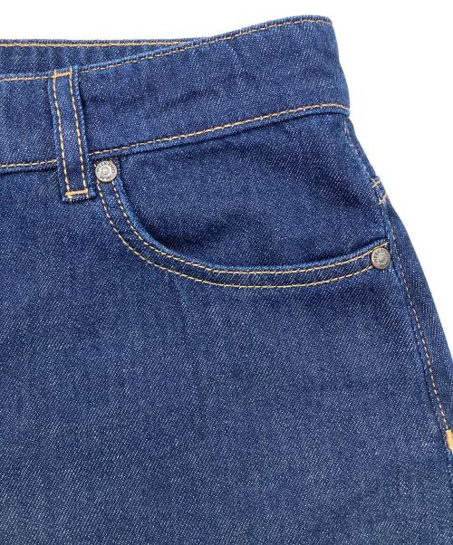 Max Mara WEEK END LINE（マックスマーラ ウイークエンドライン）MAX MARA WEEK END LINE (マックスマーラ ウイークエンドライン) Vega wide cotton jeans ネイビー サイズ:48の古着・服飾アイテム