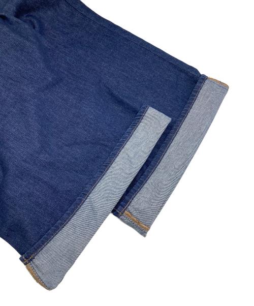 Max Mara WEEK END LINE（マックスマーラ ウイークエンドライン）MAX MARA WEEK END LINE (マックスマーラ ウイークエンドライン) Vega wide cotton jeans ネイビー サイズ:48の古着・服飾アイテム