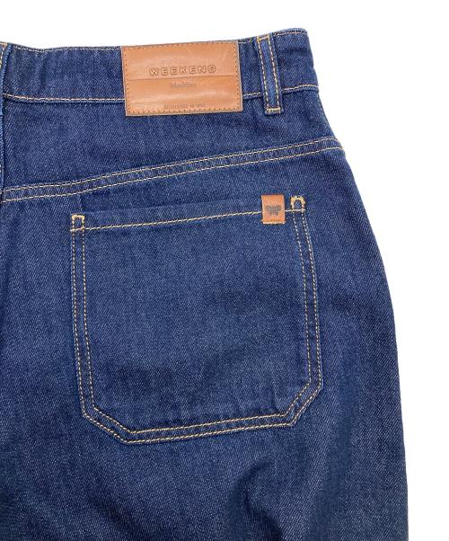 Max Mara WEEK END LINE（マックスマーラ ウイークエンドライン）MAX MARA WEEK END LINE (マックスマーラ ウイークエンドライン) Vega wide cotton jeans ネイビー サイズ:48の古着・服飾アイテム