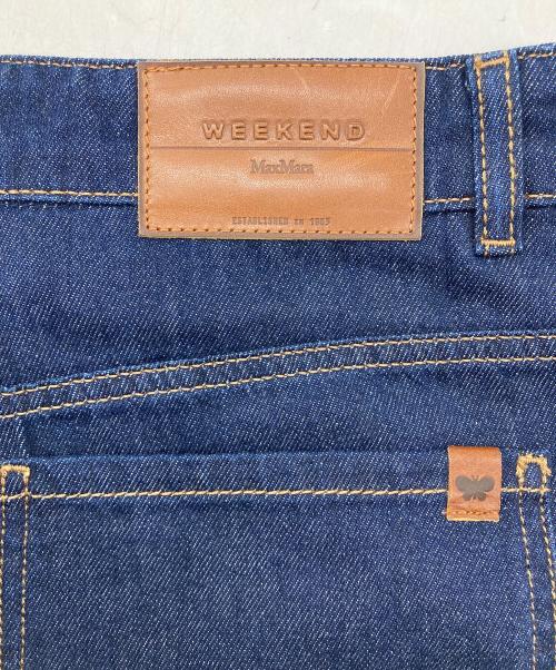 Max Mara WEEK END LINE（マックスマーラ ウイークエンドライン）MAX MARA WEEK END LINE (マックスマーラ ウイークエンドライン) Vega wide cotton jeans ネイビー サイズ:48の古着・服飾アイテム