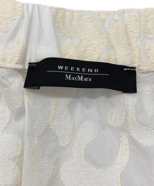 Max Mara WEEK END LINE（マックスマーラ ウイークエンドライン）MAX MARA WEEK END LINE (マックスマーラ ウイークエンドライン) ANZIO ジャガードスカート ベージュ サイズ:Sの古着・服飾アイテム