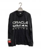 New Era×Redbullニューエラ×レッドブル）の古着「プリントカットソー」｜ブラック
