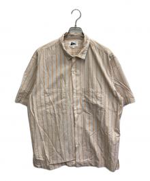 Pilgrim Surf+Supply（ピルグリム サーフサプライ）の古着「25SS Johnny Stripe Short Sleeve Shirt」｜ベージュ