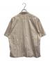 PILGRIM SURF+SUPPLY (ピルグリム サーフサプライ) 25SS Johnny Stripe Short Sleeve Shirt ベージュ サイズ:M：4000円