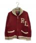 CHAPS RALPH LAUREN（チャップス ラルフローレン）の古着「カウチンニットジャケット」｜レッド