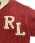 中古・古着 CHAPS RALPH LAUREN (チャップス ラルフローレン) カウチンニットジャケット レッド サイズ:L：5000円